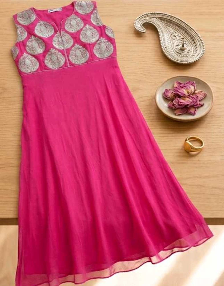 Stunning Pink Ethnic Gown