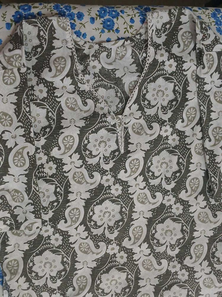 Paisley Print Long Sleeve Top