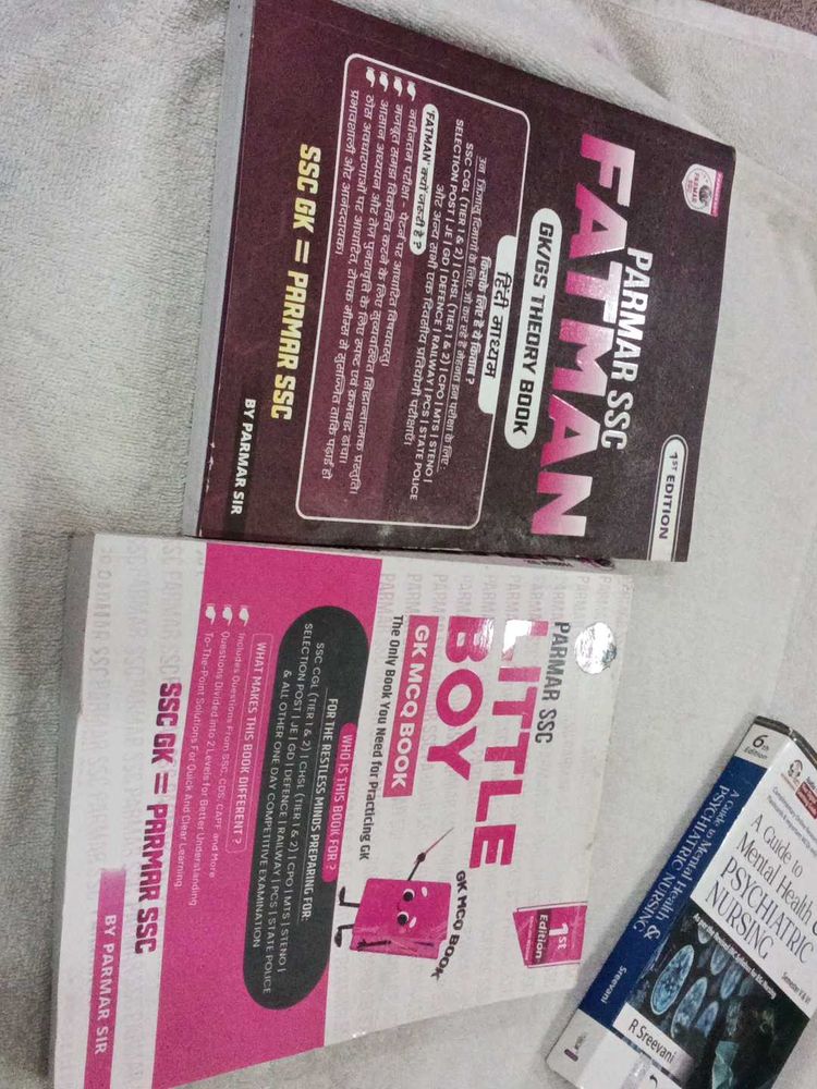 Parmar SSC Fatman &amp; Little Boy GK Books
