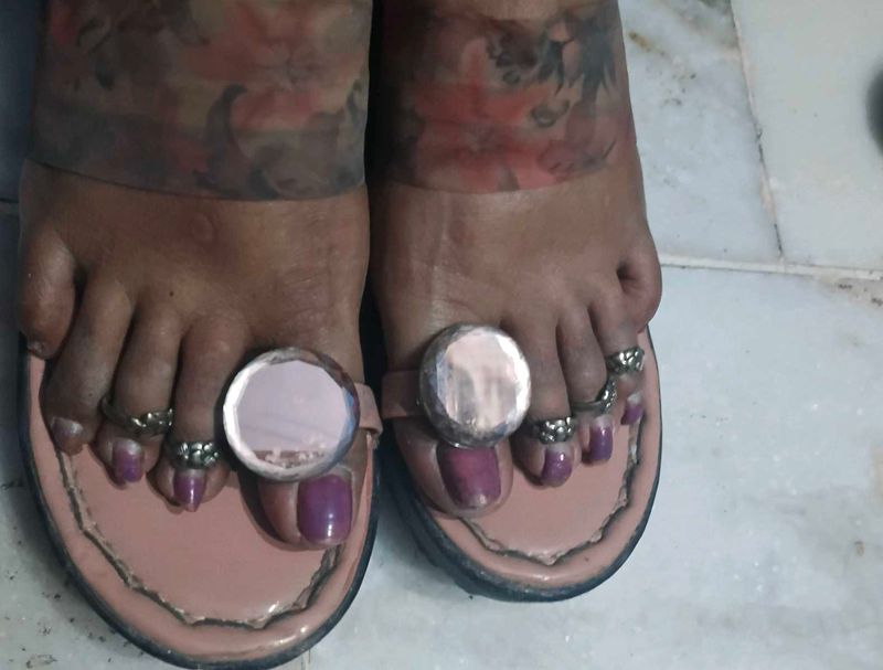 Stylish Toe Ring Flat Sandals