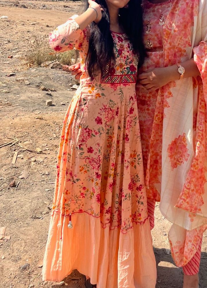 Beautiful Floral long kurti