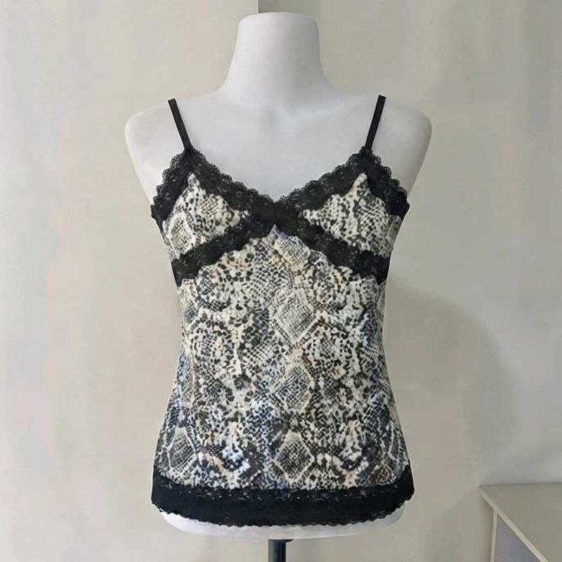 Camisole  Top with Lace Trim