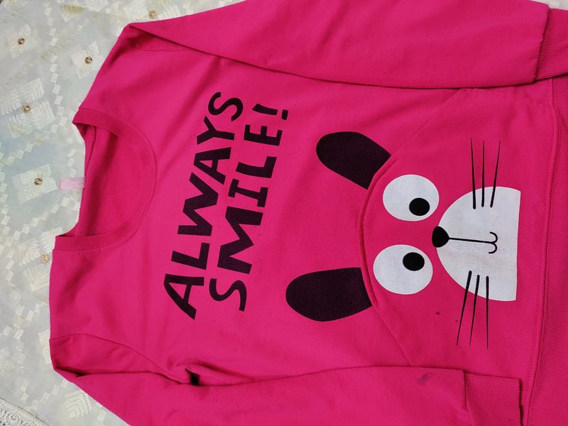 Rose Pink Sweatshirt