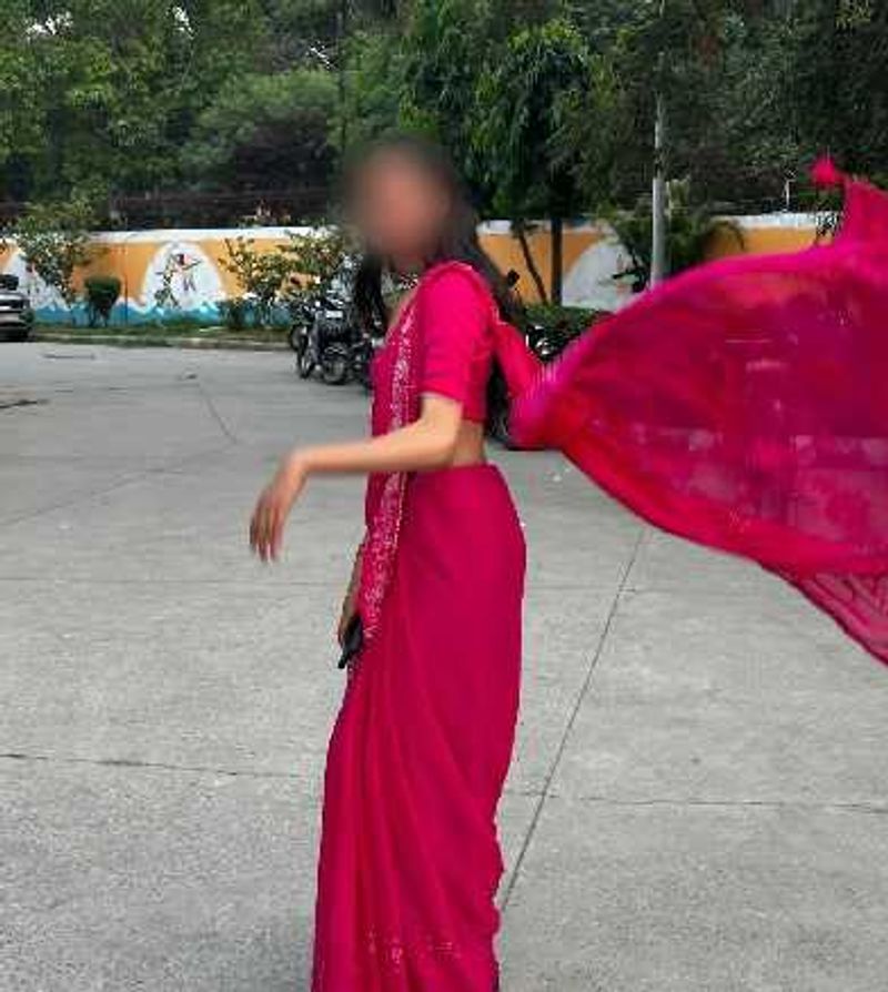 Elegant Pink Saree