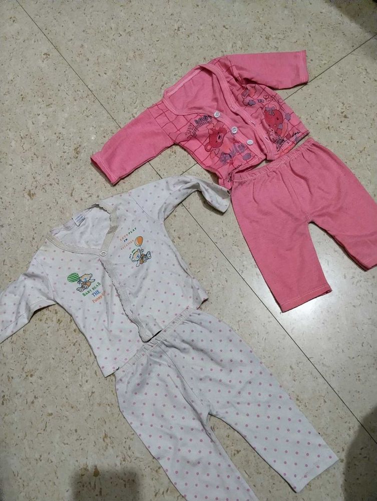 Baby Girls Pink Pajama Set