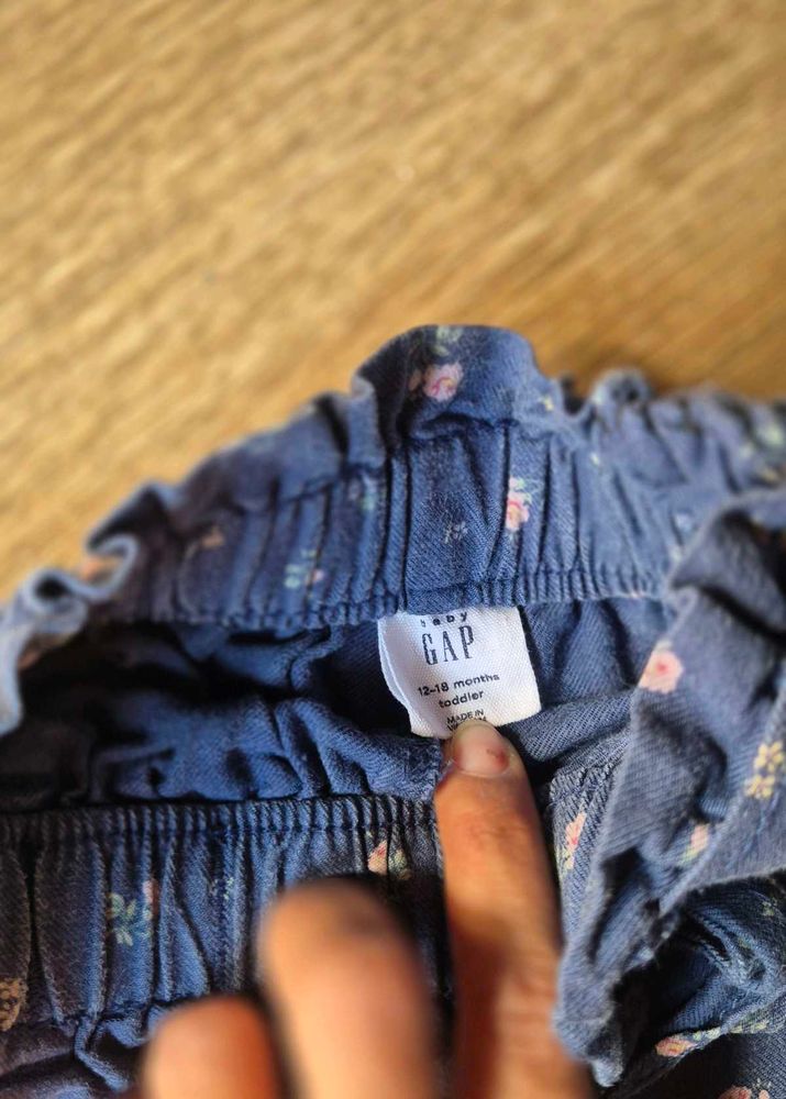Baby GAP Floral Denim Shorts