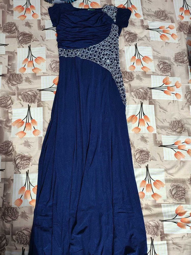 Elegant Blue Gown
