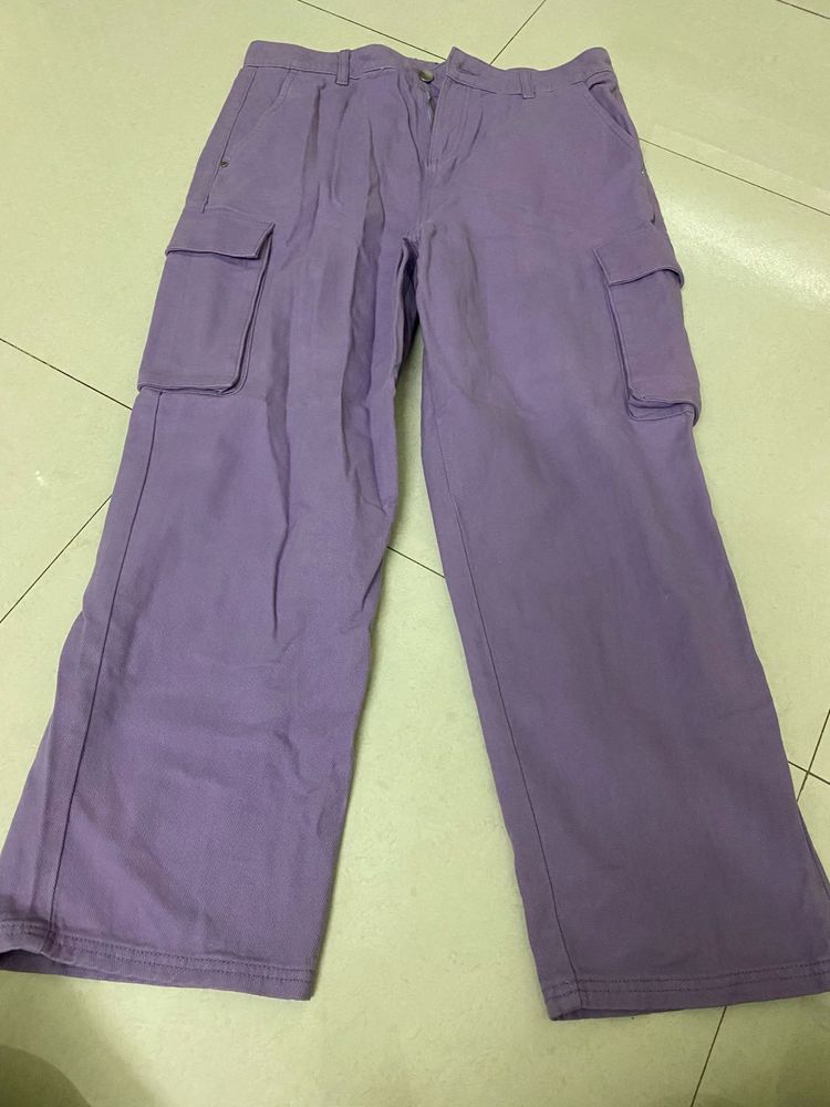 Lavender Cargo Pants