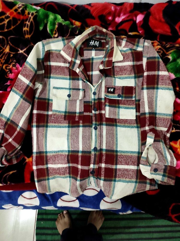H&amp;M Plaid Flannel Shirt