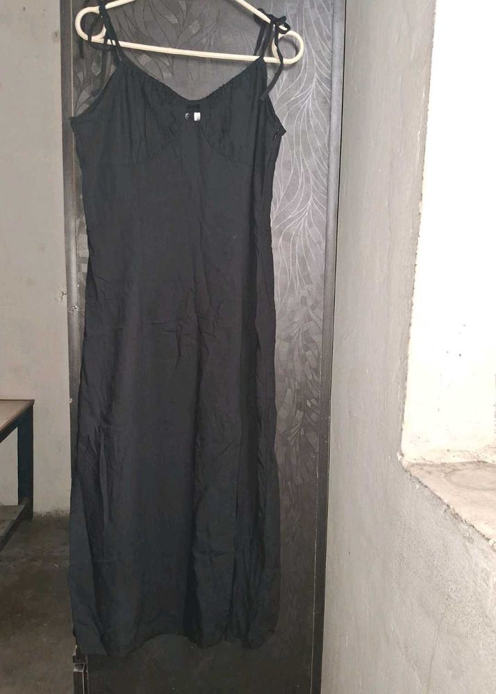 HnM Black Slip Dress