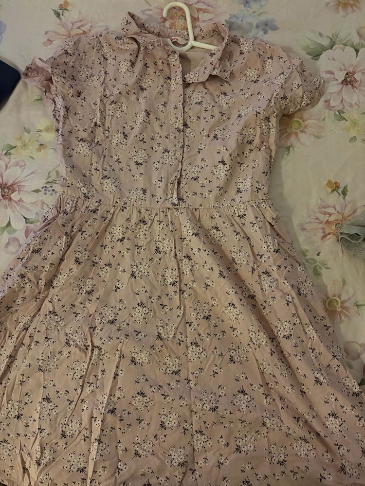 Cute Floral Print Dress