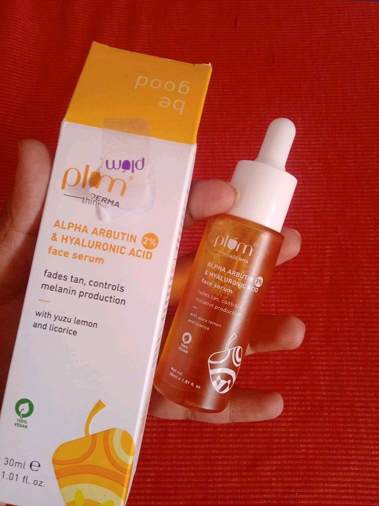 Plum 2% Alpha Arbutin &amp; Hyaluronic Acid Face Serum