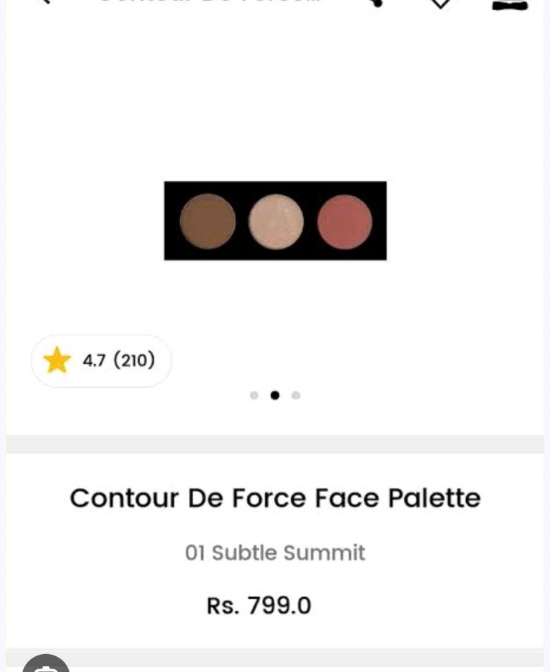 3-Shade Makeup Palette