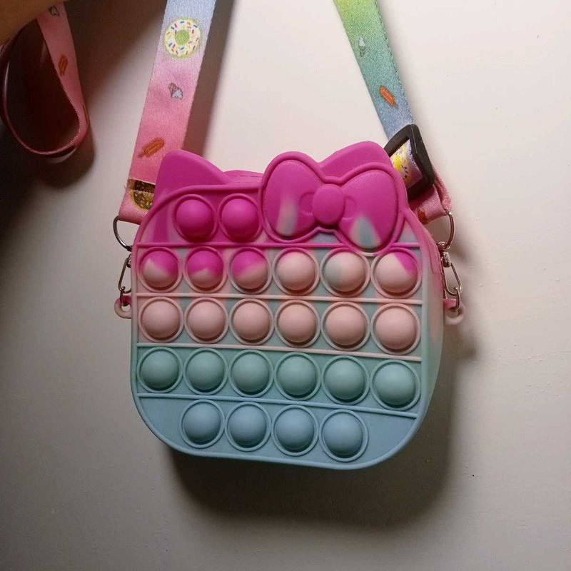 Cute Pop-It Hello Kitty Crossbody Bag