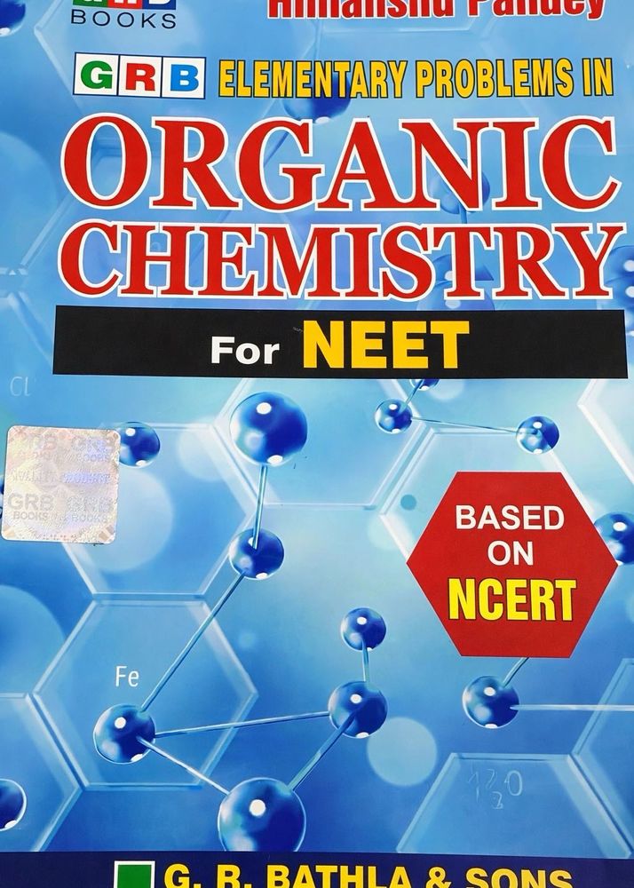 Himanshu Pandey (best Book For Organic Chemistry)