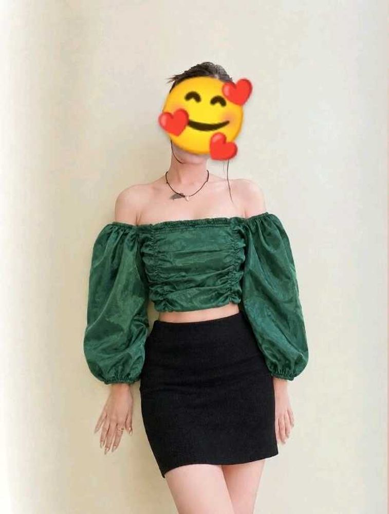 Off-Shoulder Ruched Top
