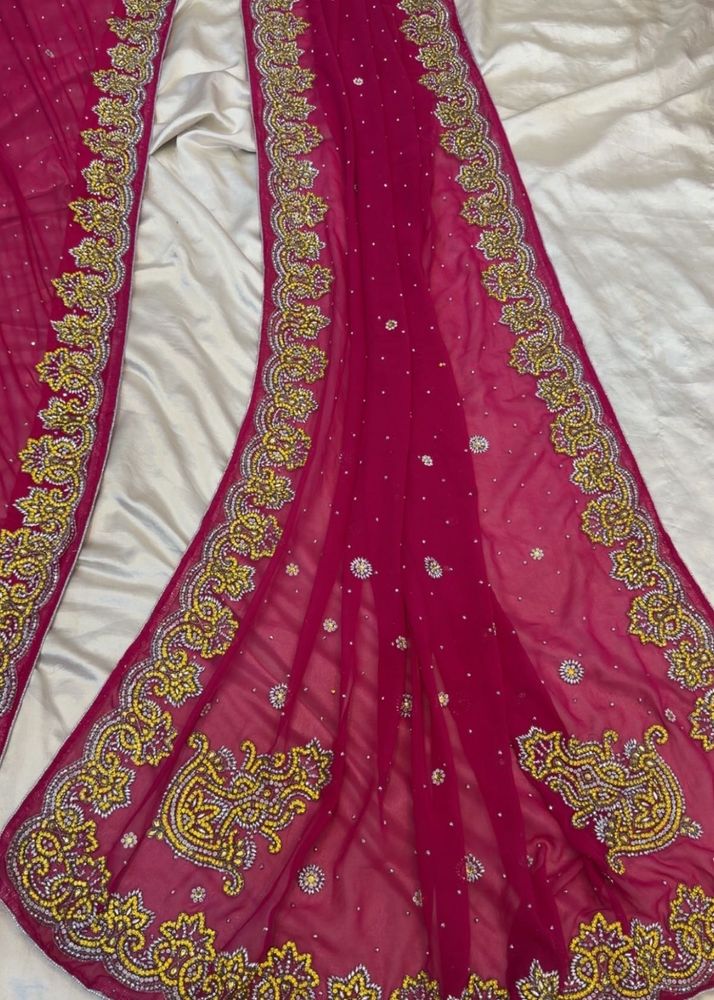Emblished saree