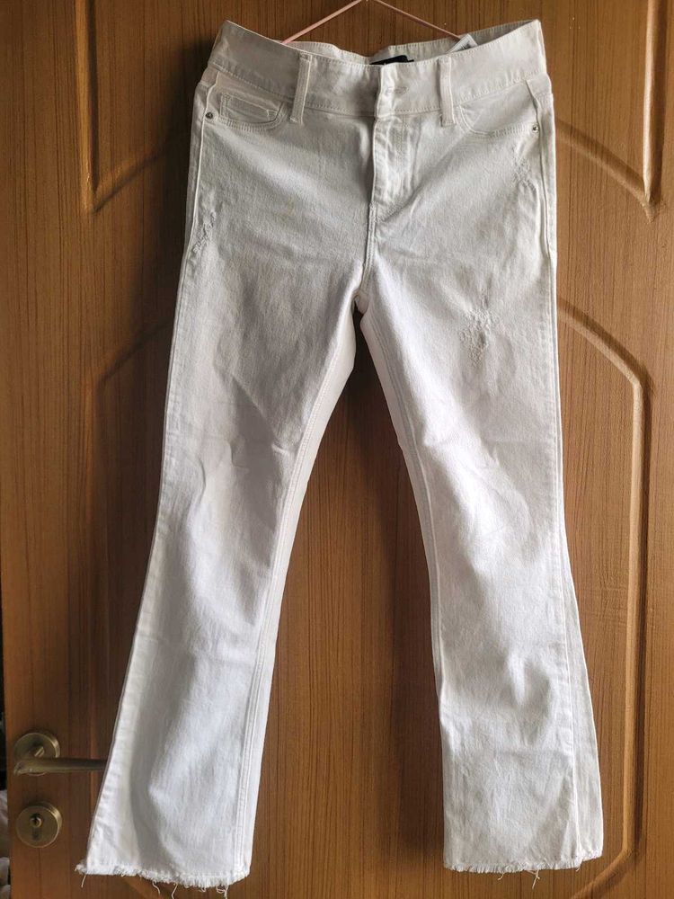 Vero Moda White Flare Jeans