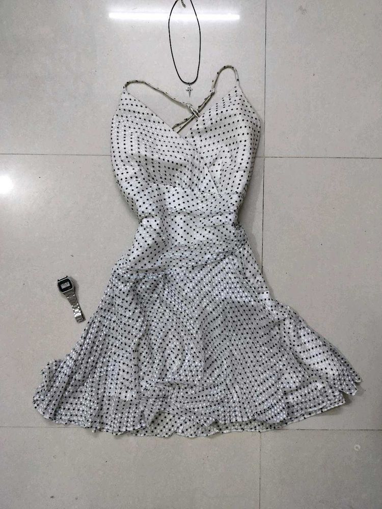 Chic Polka Dot Mini Dress