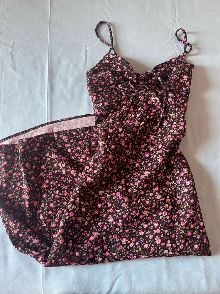 Floral Print Midi Dress