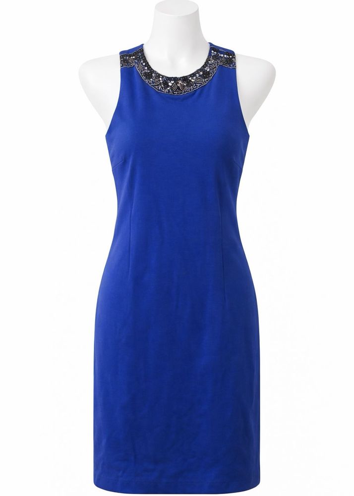 ELLE Elegant Blue Bodycon Dress