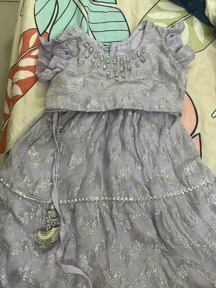 Sparkling Lavender Lehenga Choli