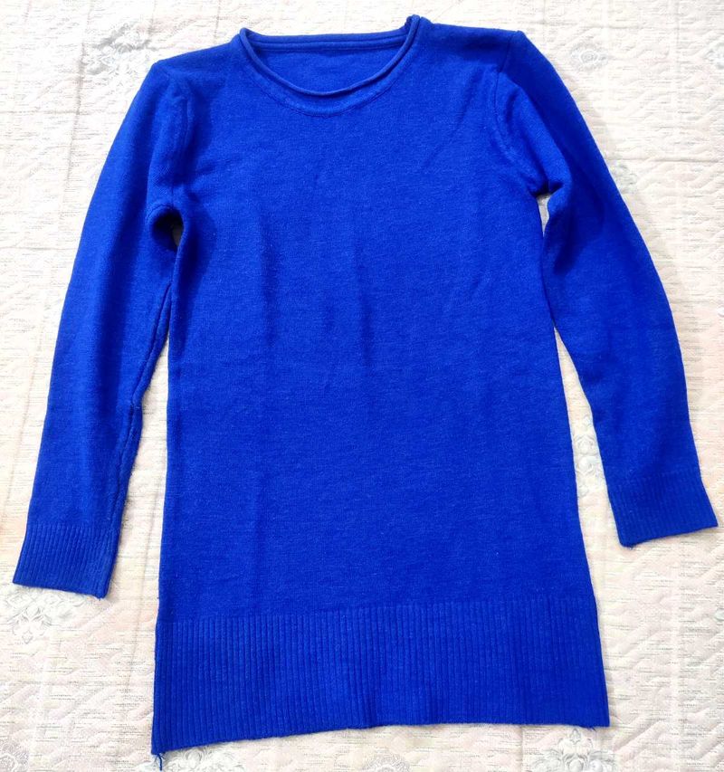 Blue Knit Sweater