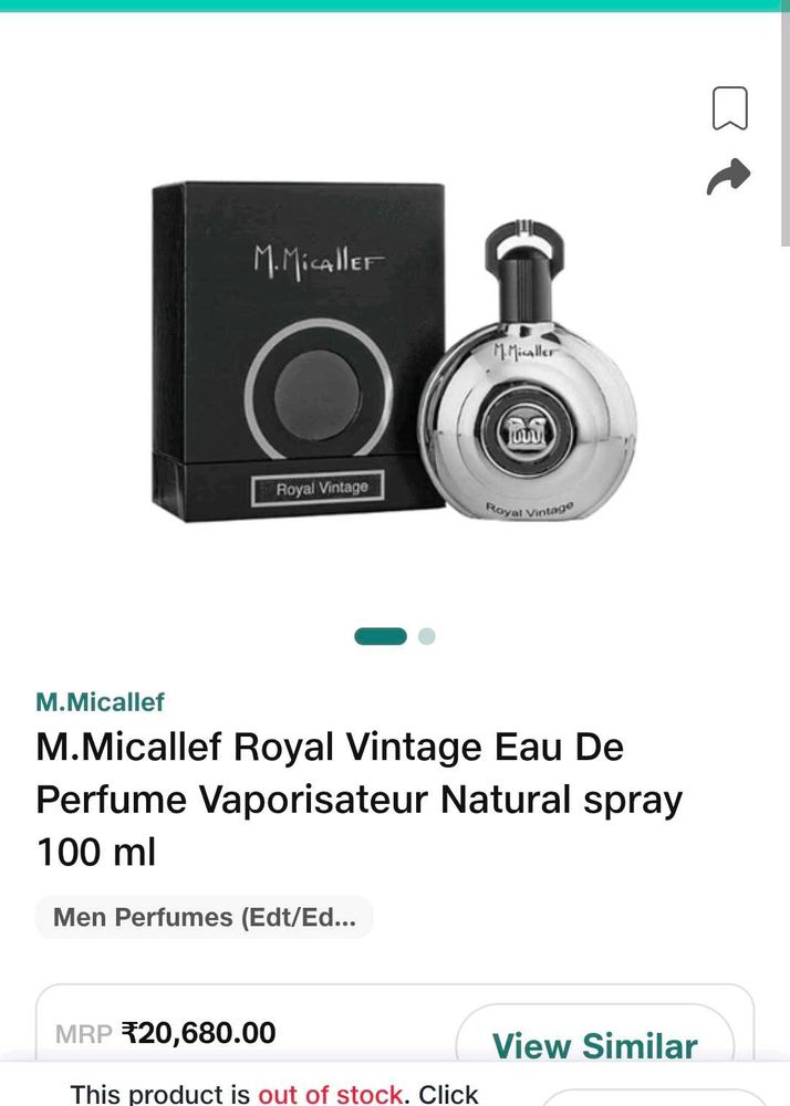 M. Micallef Royal Vintage Perfume