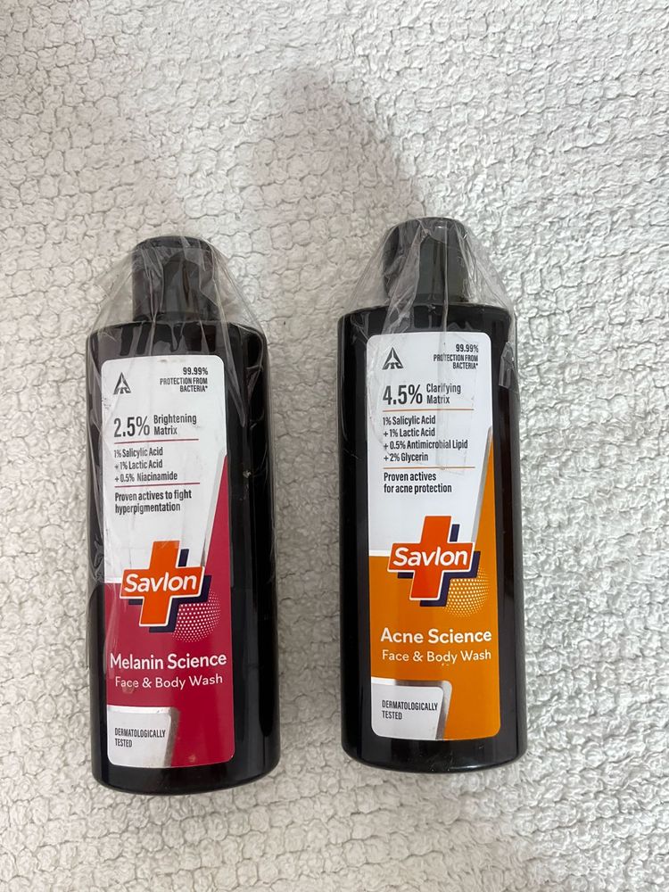 Savlon Melanin &amp; Acne Science Face &amp; Body Wash