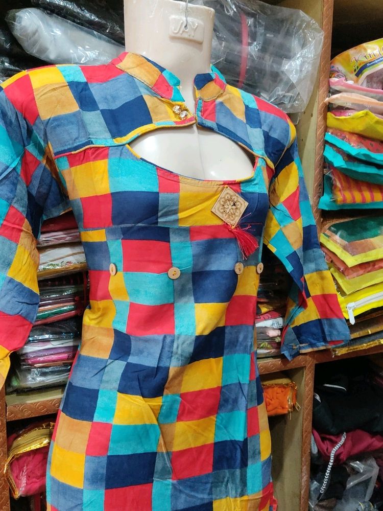 🆕Reyon Long Round Kurti