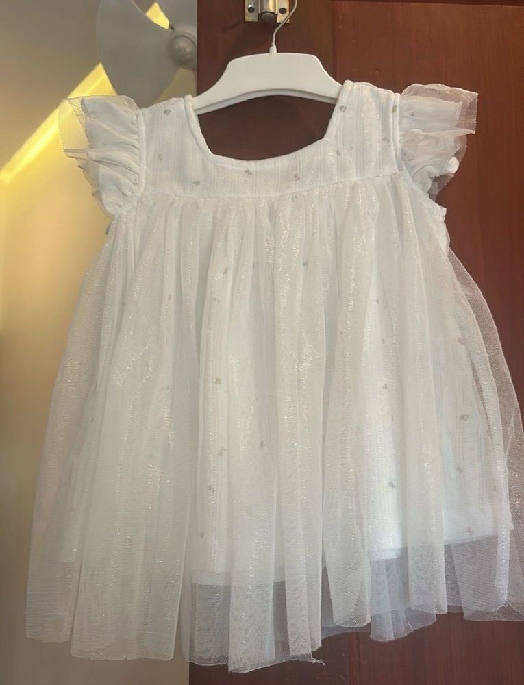 Sparkly White Party Dress
