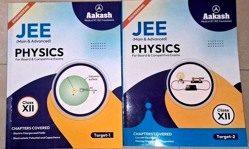 Aakash JEE Physics Class 12 Books Target-1 &amp; 2
