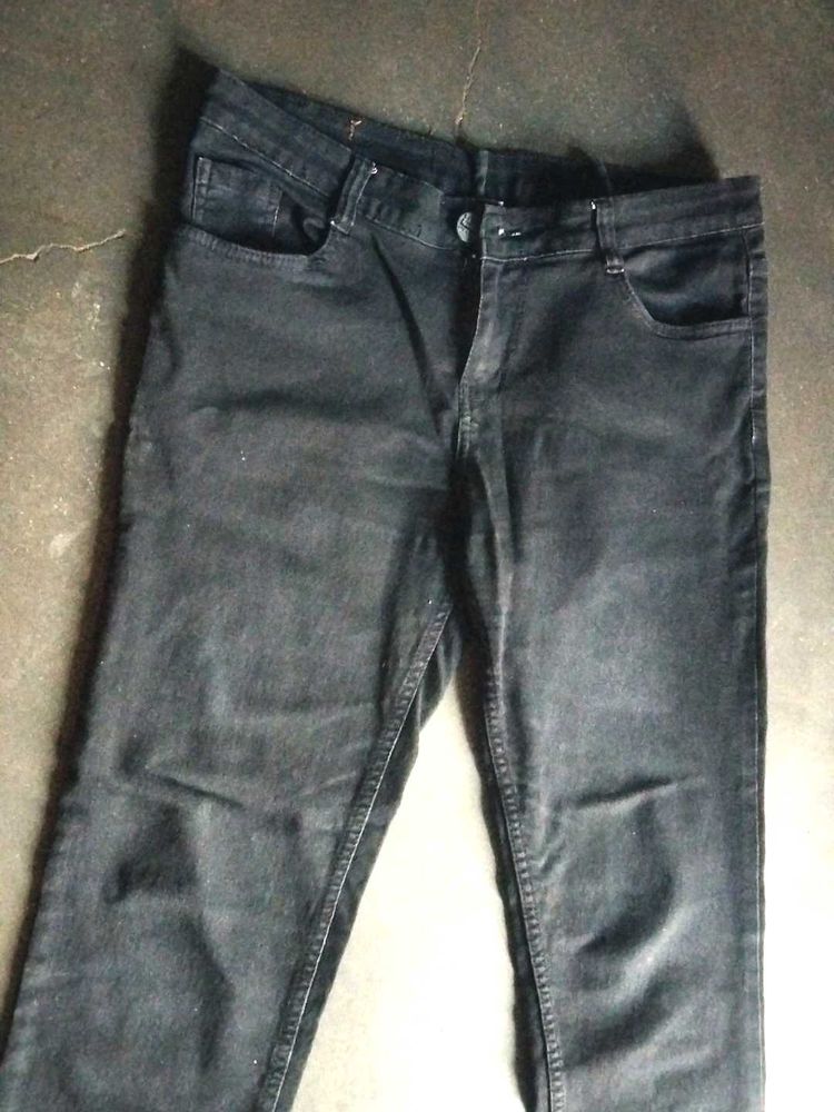 Classic Black Denim Jeans