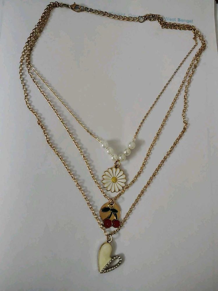 225.Multi-Layered Charm Necklace