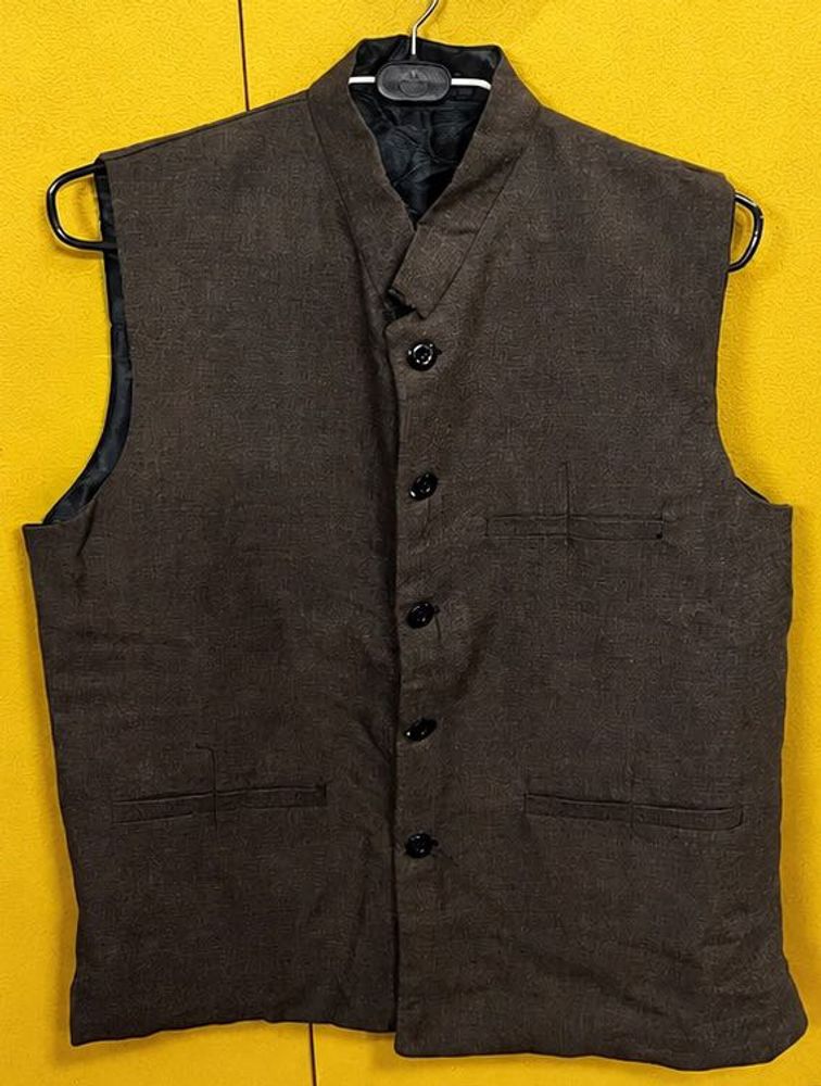 Men's Brown Half coat or Nehru Jacket
