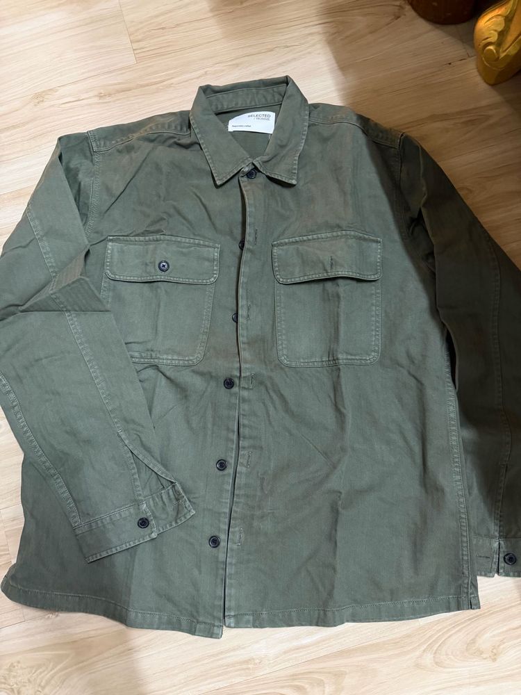 Men's Olive Green Utility Shirt