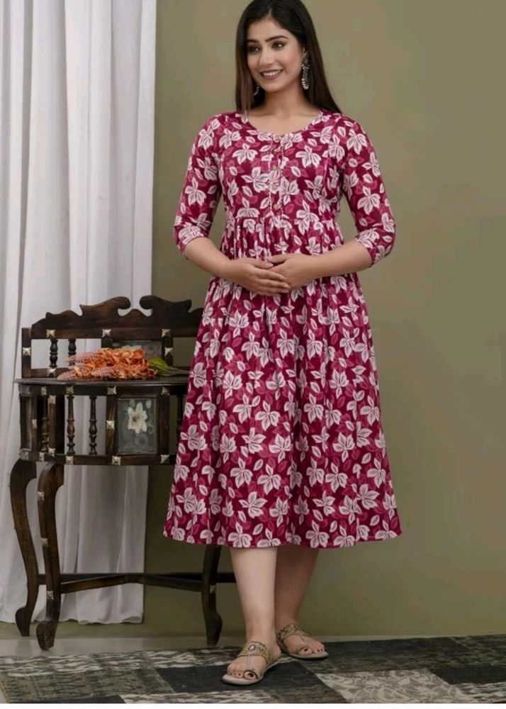 Beautiful Floral Print Kurta