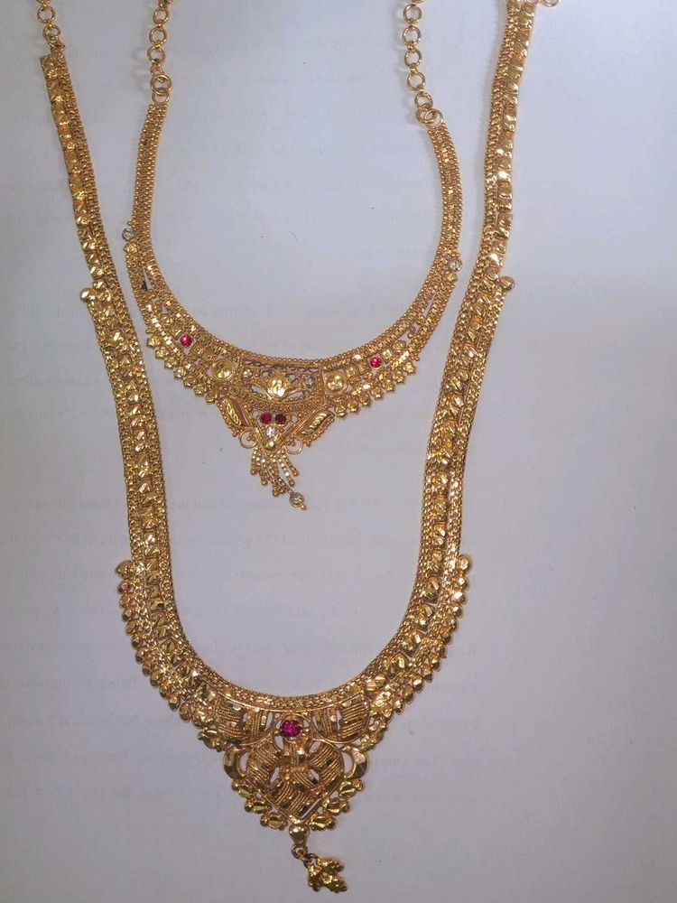 Gold Plated Necklace Set