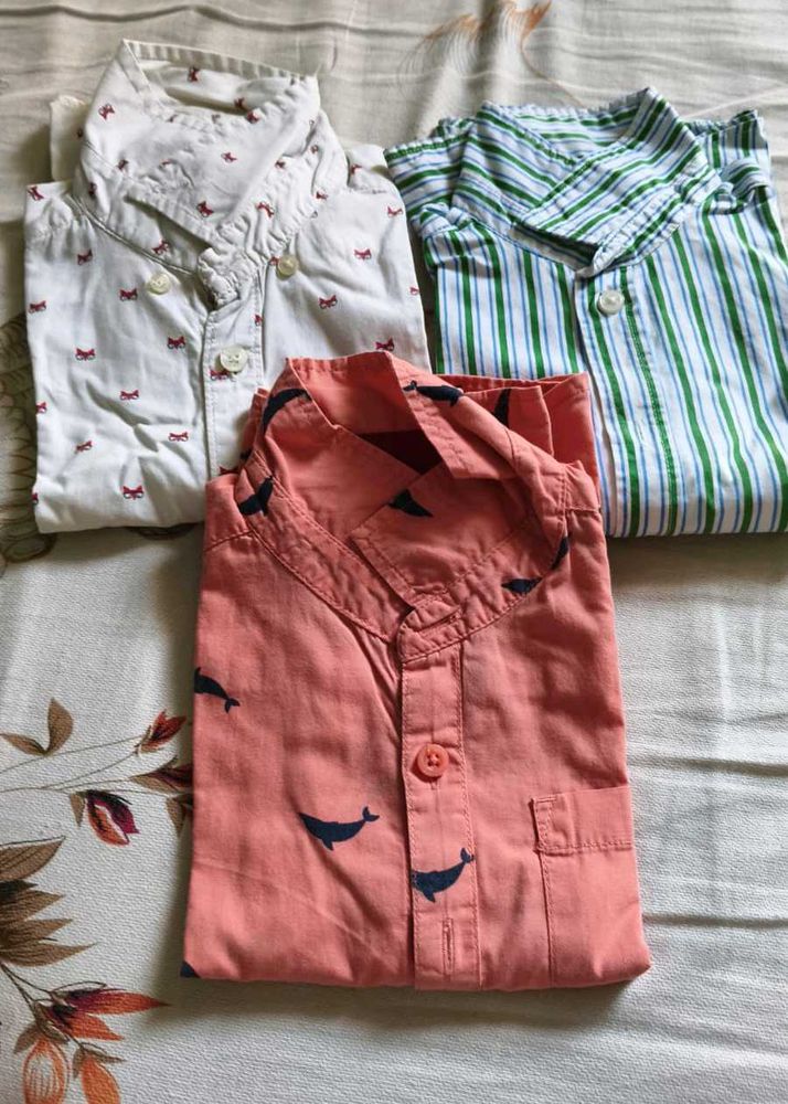 Bundle of 3 Boys' Button-Down Shirts
