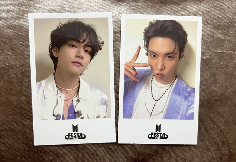 BTS Festa 2025 Photocards V &amp; J-Hope