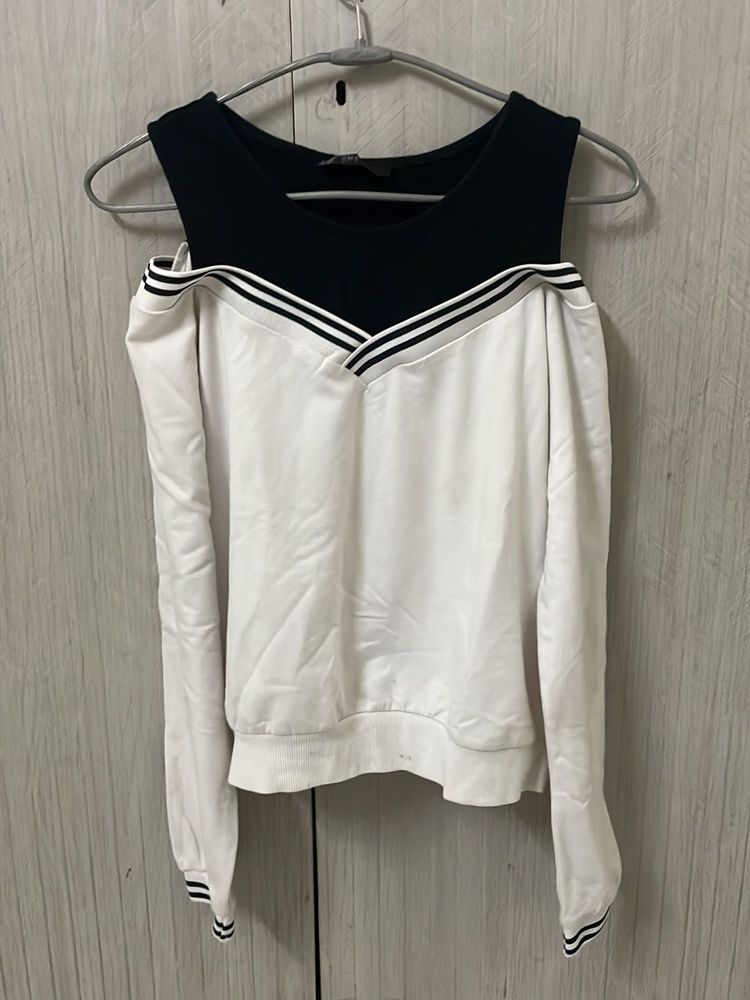 Cold Shoulder Sweater