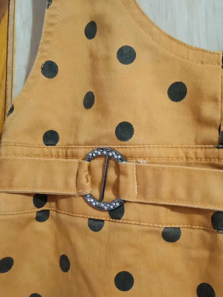 Cute Polka Dot Jumper Dress