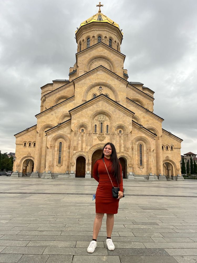 Rust Ribbed Midi Dress