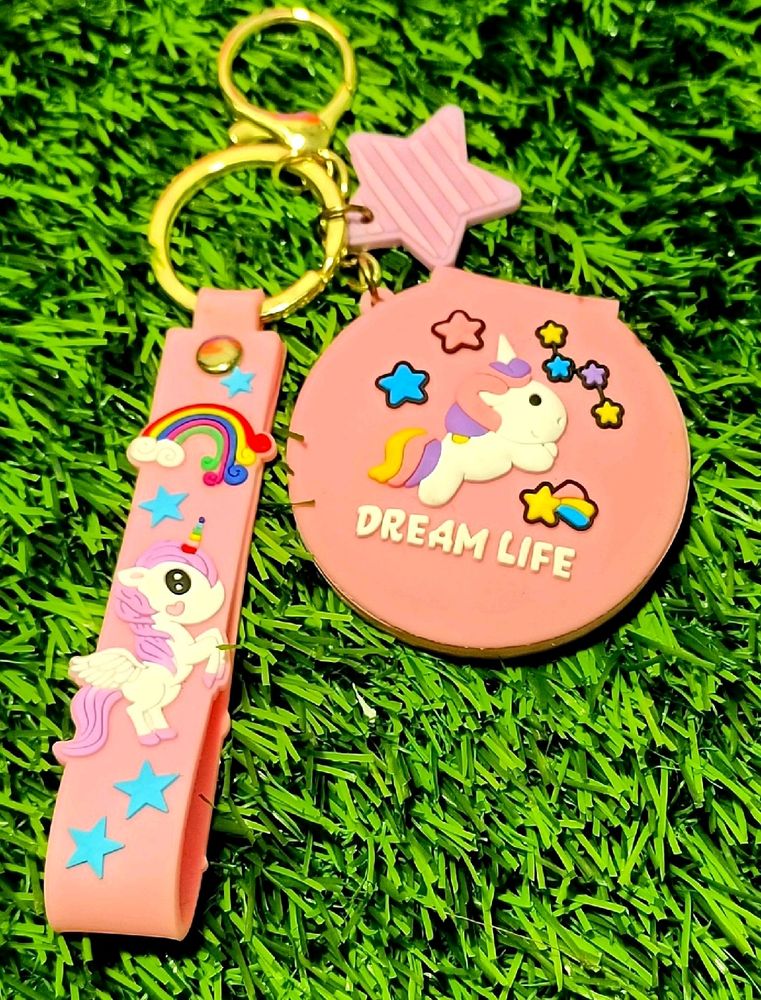 Branded Key Chain With Mirror Each One Price