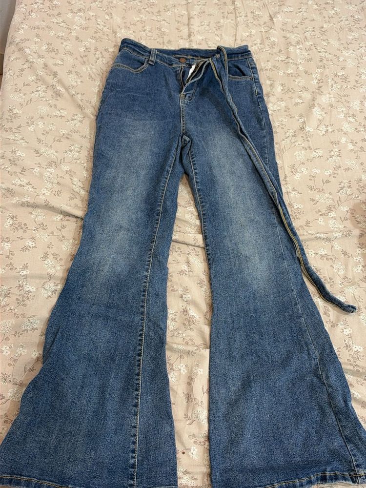 Women's Blue Bell Bottom Jeans