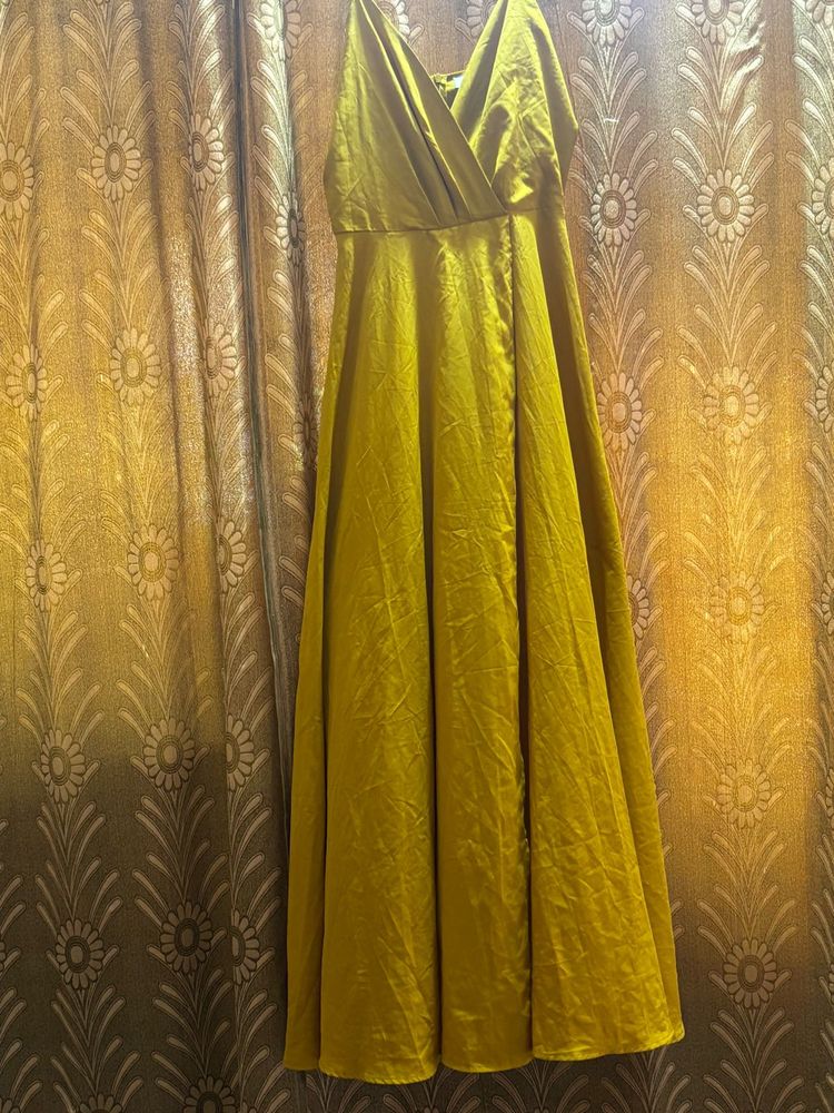 Stunning Mustard Yellow Maxi Dress