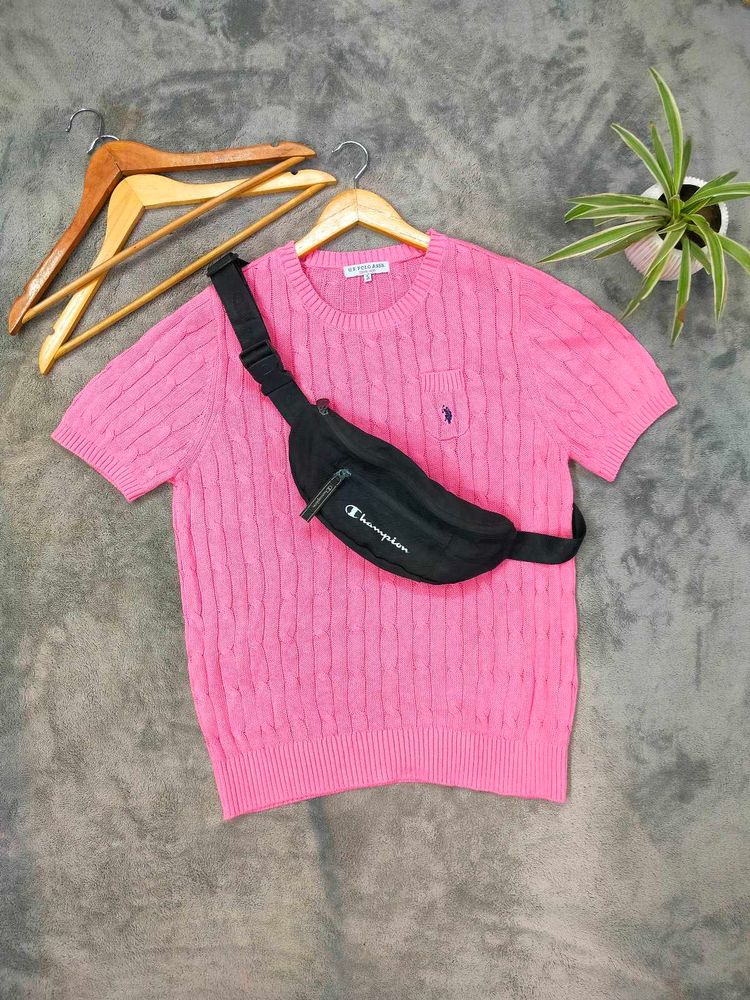 US Polo Cable Knit tshirt