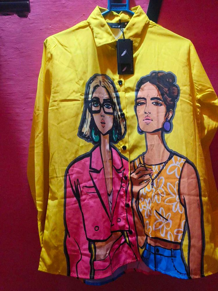 yellow shirt XL size