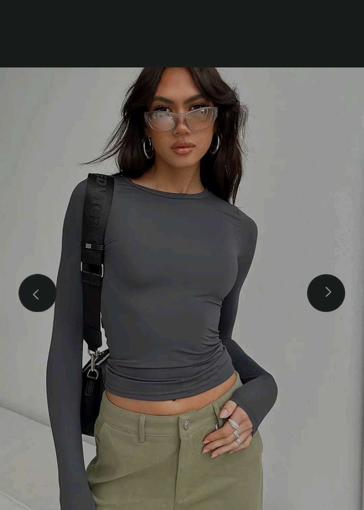 Chic Long Sleeve Ruched Top