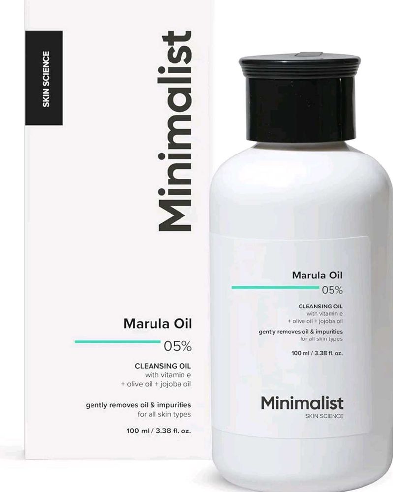Sealed Minimalist Marula Oil Cleansing Oi